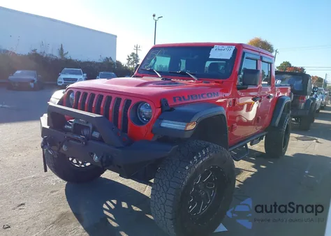 2021 Jeep Gladiator Rubicon 4X4 из США, поврежденный, VIN 1C6JJTBG4ML533672